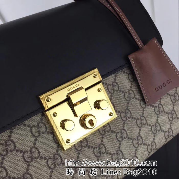 GUCCI古馳原單 新款專櫃品質原單皮質453188 啡克棕 手提單肩斜挎包 HY1023